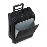 Briggs & Riley 20 Inch Carry-On Expandable Wide-Body Upright,Black,20X16X8
