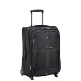 Delsey Luggage Sky Max Expandable 2 Wheeled Carry On, Black
