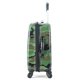 Rockland 20" Polycarbonate Carry On, Camo