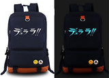 Siawasey Anime Durarara!! Cosplay Luminous Backpack Shoulder School Bag