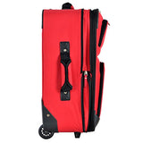 Olympia Let'S Travel 2 Piece Carry-On Luggage Set, Red