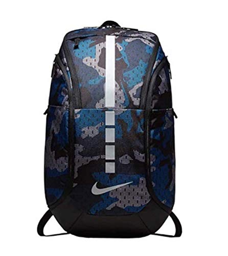 blue camo backpack nike GzLeyigou White Camouflage Laptop for Adult Women Men Texture Casual Daypack with Compartment & Multiple Pockets Book Bags Travel Bag : Electronics The back panel and shoulder straps are padded for comfortable carrying Nike Sports Bags Camo Nike