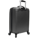 Verdi Luggage Carry On 20 Inch Abs Hard Case Rolling Suitcase With Spinner Wheels (Charcoal)