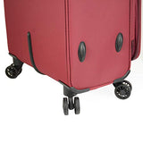 Mia Toro M1133-24In-Blu Italy Viareggio Softside 24 Inch Spinner, Blue