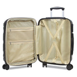 Dejuno Emerson 3-Piece Hardside Expandable Spinner Luggage Set, Green