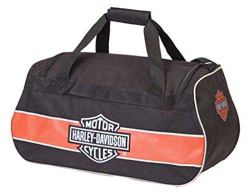 Harley-Davidson Classic Bar & Shield Sports Duffel Bag w/Strap 99418 RUST/BLACK