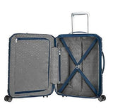 SAMSONITE Flux - Spinner 55/20 Expandable Hand Luggage, 55 cm, 44 liters, Blue (Navy Blue)