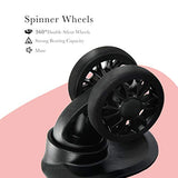 Murtisol 4 Pieces Expandable ABS Luggage Sets TSA Lightweight Durable Spinner Suitcase 16" 20" 24" 28", 4PCS Silver