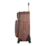 Rosetti Luggage Expandable Softside Large 28" Suitcase With Spinner Wheels (24In, Lighten Up Red)