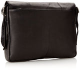 David King & Co. 3/4 Flap Messenger, Black, One Size