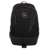 Dc Zoom Backpack - Black Polyester Backpack With Bottom Compartment