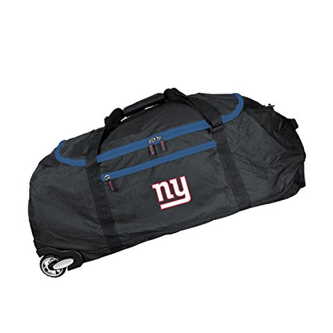 Nfl New York Giants Crusader Collapsible Duffel, 36-Inches