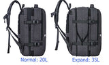 Travel Laptop Backpack 35L Flight Approved Carry On Weekender Bag Backpack Expandable With Usb
