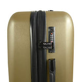 Mia Toro Italy Acri 24 Inch Spinner, Silver