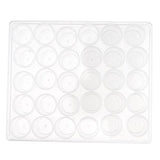 Baoblaze 30PCs 6g Empty Plastic Cosmetic Samples Container for Make Up, Eye Shadow, Nails,