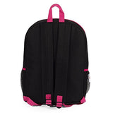 Fab Emoji Denim Sticker Backpack, 16" H X 12" W X 5" D