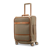 Hartmann Herringbone Deluxe Domestic Carry On Expandable Spinner (Terracotta Herringbone)