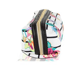 Betsey Johnson Nylon Pencil Pen School Supplies Stationary Case Pouch Bag Holder - Floral