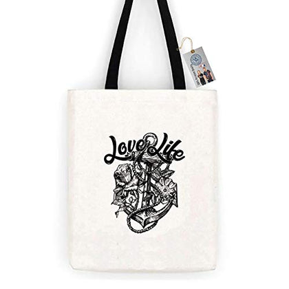 Love Life Anchor TV ShowCotton Canvas Tote Carry All Day Bag