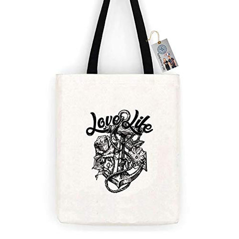 Love Life Anchor TV ShowCotton Canvas Tote Carry All Day Bag