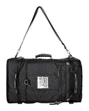 American Stoic Carry On Bag Black - 50L TSA Approved Weekender Bag – Convertible from 19” Laptop Backpack to Carryon Duffel Bag – 22x14x9 (43 linear) Inches