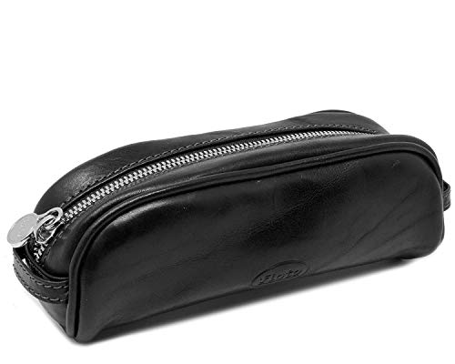 Floto Italian Leather Pencil Case Dopp Kit Toiletry Bag Shave Kit
