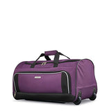 American Tourister Fieldbrook Xlt 4Pc Set (Bb/Wh Dfl/ 21/25 Upright), Purple/Black