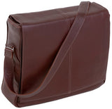 Siamod 45356 San Francesco Napa Cashmere Leather Messenger Bag (Cherry Red)