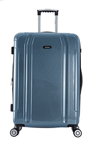 Inusa Southworld Lightweight Hardside Spinner Blue Carbon/20"L X 13"W X 27"H