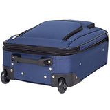 Travelers Club Genova Expandable Luggage Set, Navy Blue, 3 Piece