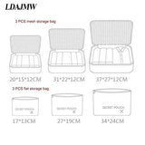 Hakazhi Inc 6PCS/Set Travel Cases Clothes Tidy Storage Bag Box Luggage Suitcase Pouch Zip Bra