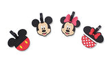 Finex Set of 4 - Mickey Mouse Minnie Mouse Travel Silicone Luggage Tags Bag Tag Adjustable Strap