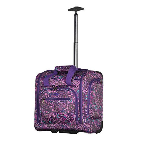 Olympia Under The Seat Carry-on, Purple Paisley