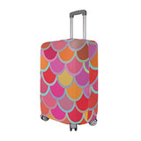 Luggage Cover Colorful Fish Scales Suitcase Protector Travel Luggage 18-32 Inch