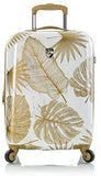 Heys America Oasis Fashion 21" Carry-on Spinner Luggage With TSA Lock (White/Gold)