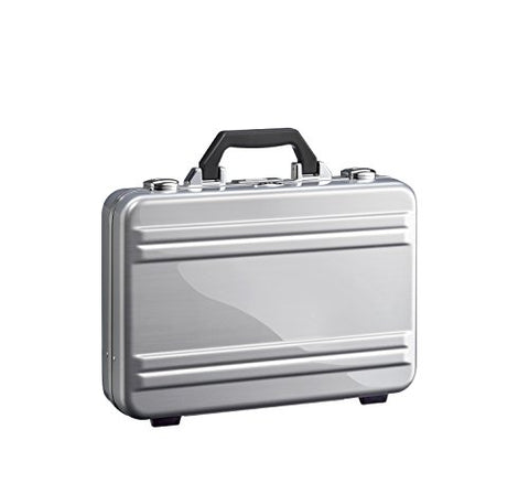 Zero Halliburton 2.0 Small Classic Framed Polycarbonate Attaché Briefcase Silver One Size
