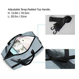 Travel Tote Luggage Weekender Duffle Bag, Humpback Whale Large Canvas shoulder bag with Shoe