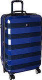 Tommy Hilfiger Rugby Stripe 25 Inch Hardside Luggage, Navy