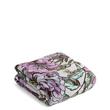 Vera Bradley Plush Throw Blanket, Fleece, Lavender Meadow