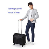 ZH Carry-On Luggage Business Travel Wheeled Rolling Laptop PC Tablet Computer Trolley Backpack, Suitcase Hand Luggage Cabin Approved Bag Lightweight for Trave Men Women