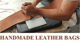 Urban Leather Messenger Bags for Men & Women New Job Gifts for Teen Boys - Laptop Shoulder Bag -