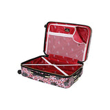 HALINA Bouffants & Broken Hearts Pineapples 3 Piece Set Luggage, Multicolor