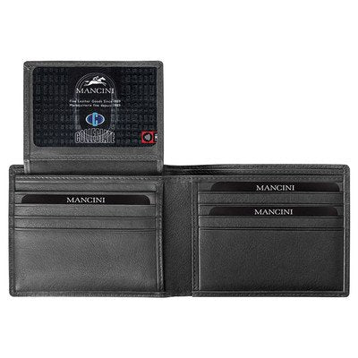 Collegiate Men’s Passcase Wallet (RFID Secure) Color: Black