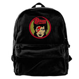 SeanDouglas David Bowie Canvas Backpack Travel Camping Bag