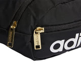 adidas Unisex Core Waist Pack, Black/White/Gold, One Size