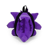 Pokemon Boys' Gangar Plush Backpack, Purple