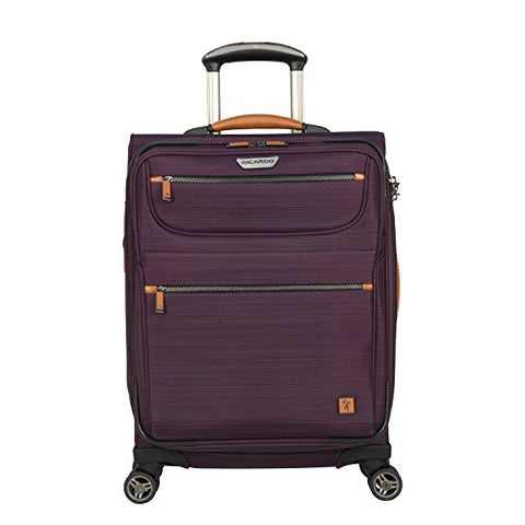 Ricardo Beverly Hills San Marcos 21-Inch 4-Wheel Wheelaboard Luggage, Violet Purple