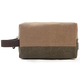 S-Zone Canvas Travel Toiletry Bag Organizer Shaving Dopp Kit Cosmetic Bag Makeup Bag