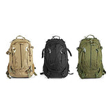 OASIS LAND 30L Outdoor Bag Climbing Rucksack Backpack Camouflage Bag for Camping Trekking Hiking,Black