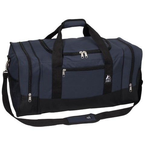 Everest Luggage Sporty Gear Bag - Large, Navy/Black, Navy/Black, One Size